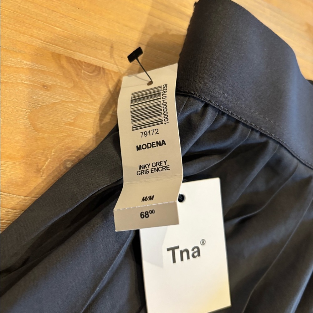 Aritzia TNA Tennis Skirt INK GREY - Picture 2 of 7